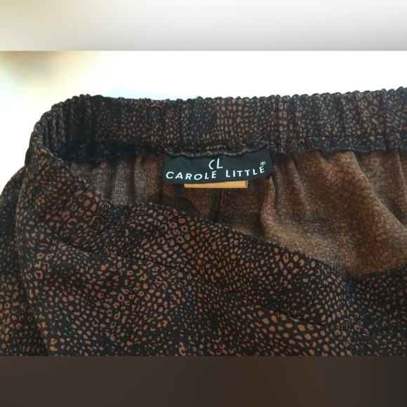 ๐บHP!๐บ VTG Two Piece Tropical Floral With Tiger Top & Skirt - Picture 15 of 16